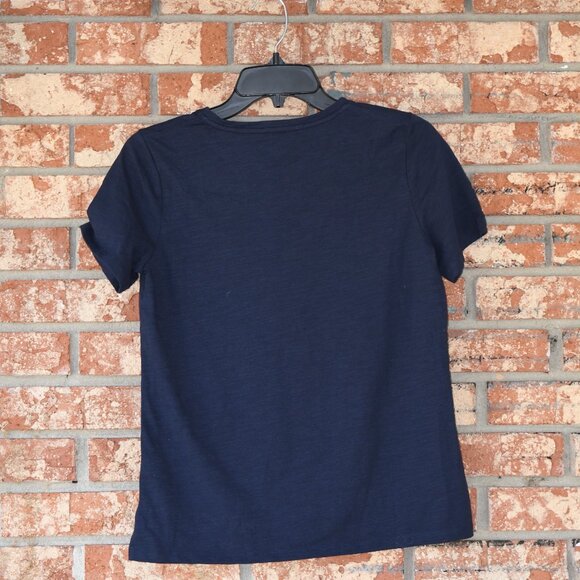Talbots Outlet Navy Blue Top NWOT - Picture 2 of 3